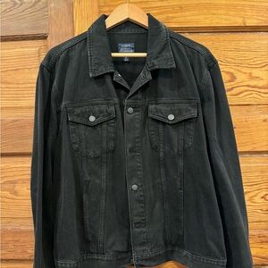 J. Crew Men’s black denim jacket